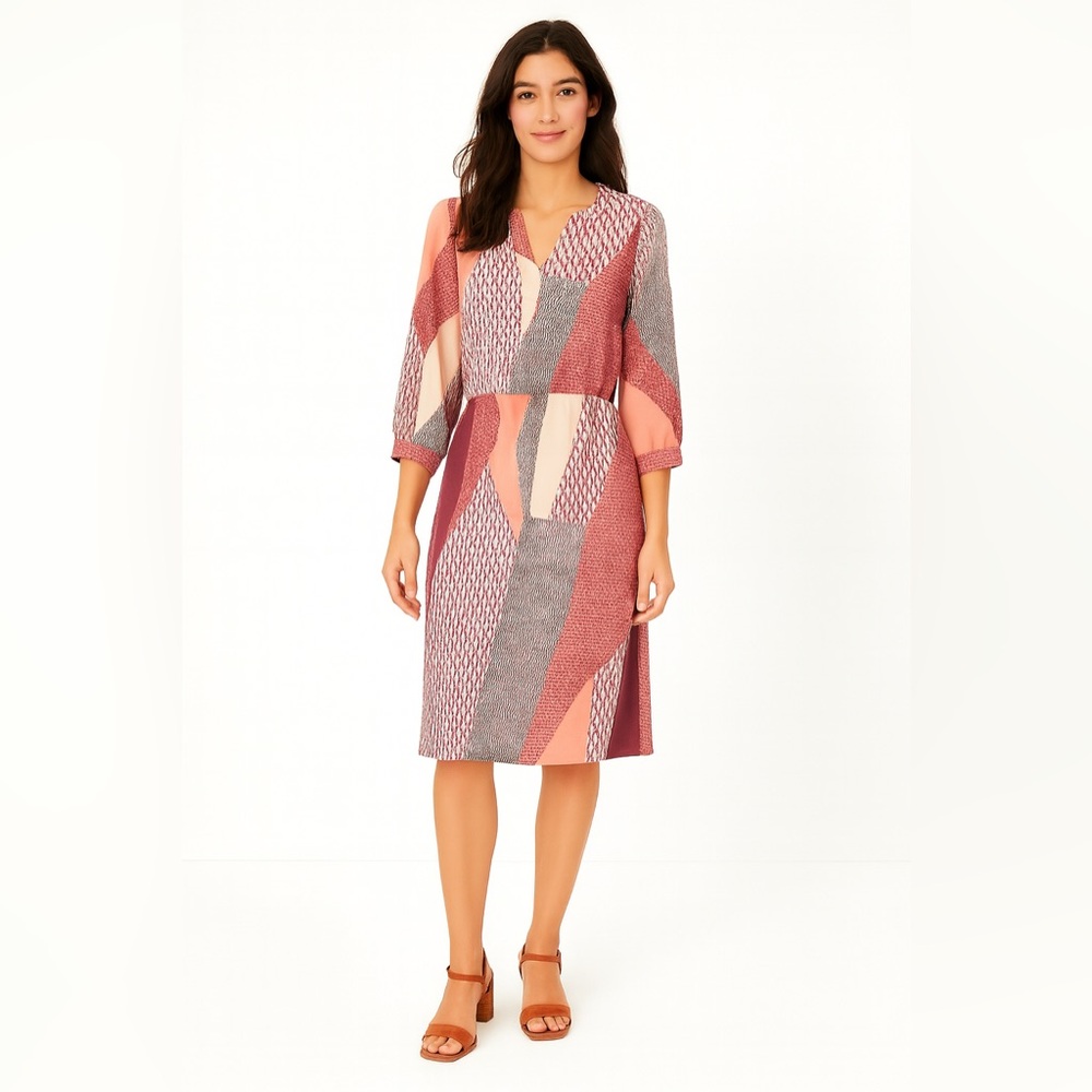 Appalachian Patchwork Day Dress | Marks & Spencer | Size 8 or 10  | NWT
